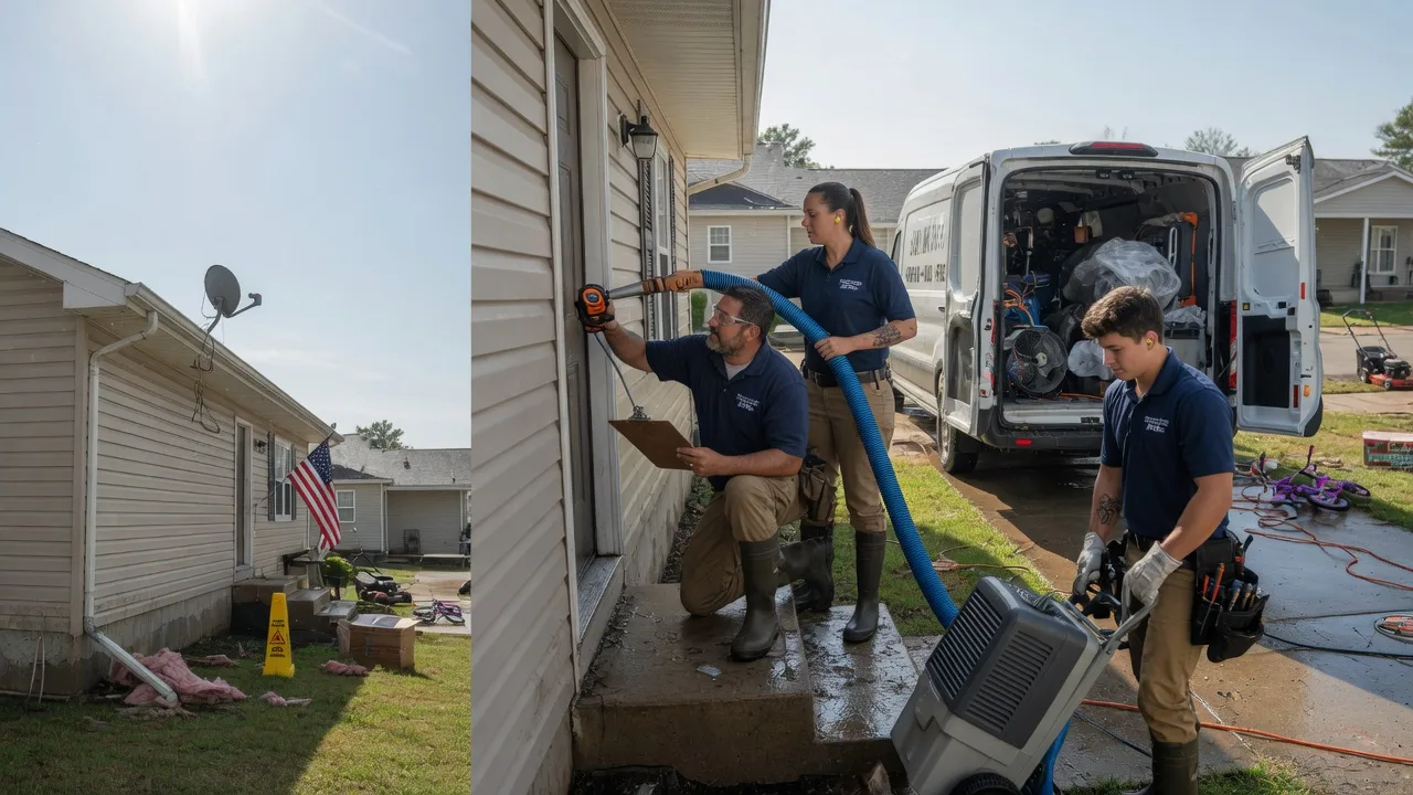 Ceiling Water Damage Restoration in West Point, TX near me